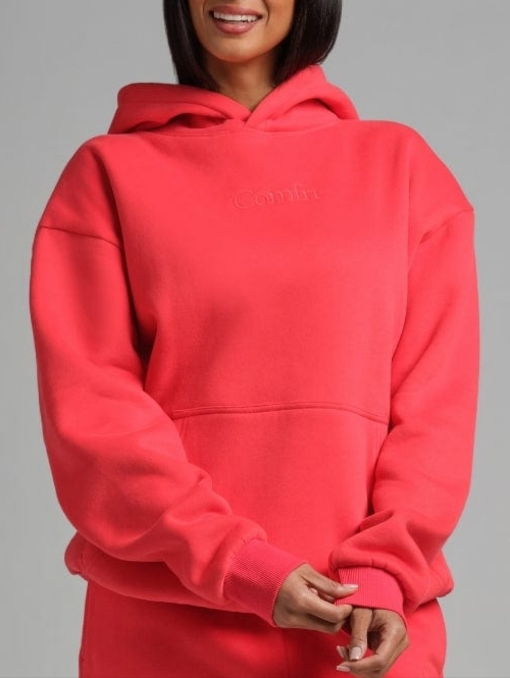 🥰❤️NIP❤️ COMFRT SIGNATURE HOODIE HIBISCUS RED M Medium